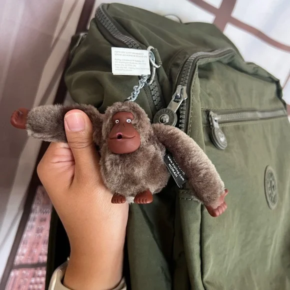 NWT Kipling 15” Laptop Backpack Jaded Green Tonal - Picture 10 of 10